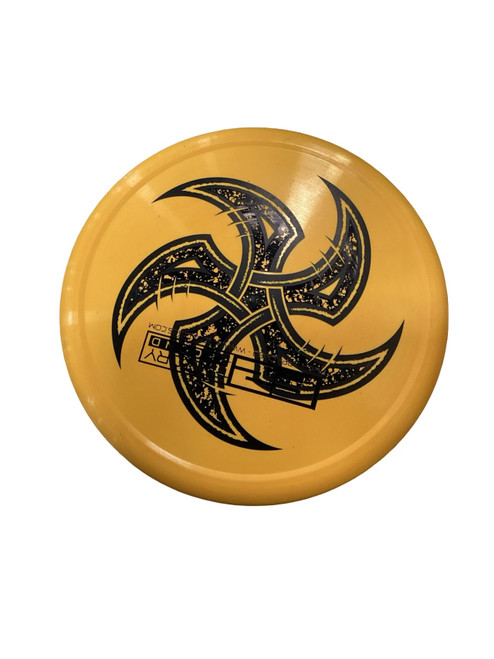 Vist Large View of Product Image Which is Used Innova F2 Disc Golf Putter Yellow