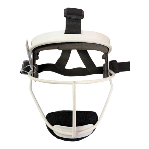 Vist Large View of Product Image Which is Used RIP-IT ADULT WHITE BB/SB Fielders Mask White One Size