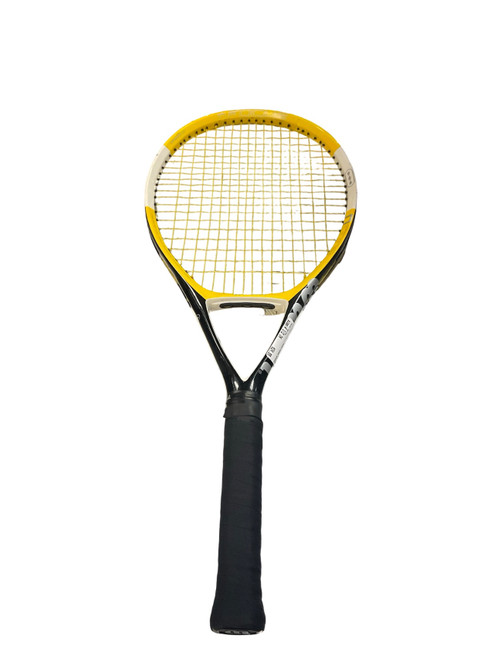 Vist Large View of Product Image Which is Used Prince BLUE LS110 Adult Tennis Racquet Black 4"