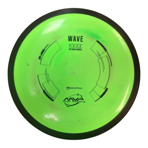 Vist Large View of Product Image Which is Used MVP WAVE Disc Golf Driver Green 163g
