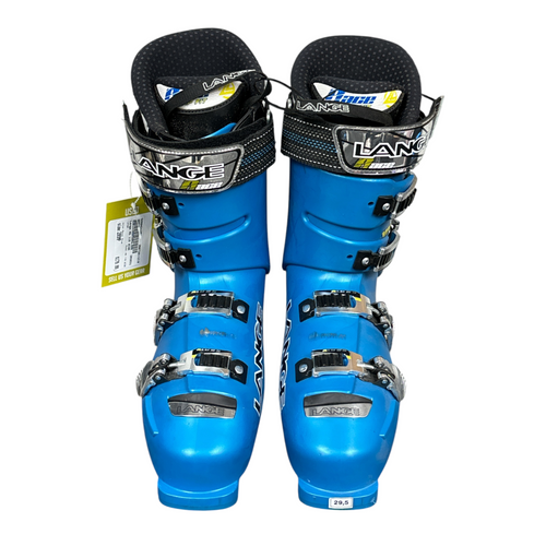 Vist Large View of Product Image Which is Used Lange AS 110 WIDE Mens Down Hill Ski Boot Royal Blue 295 MP