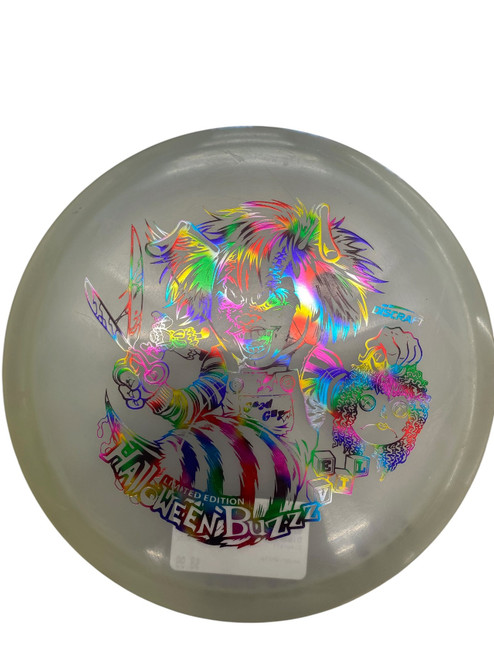 Vist Large View of Product Image Which is Used Discraft BUZZ Disc Golf Mid Range White