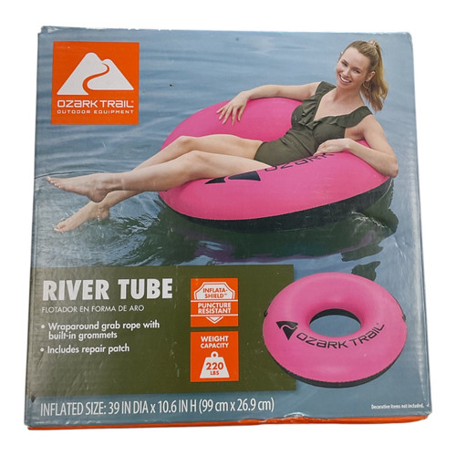 Vist Large View of Product Image Which is Used One Person Tube Pink 42"