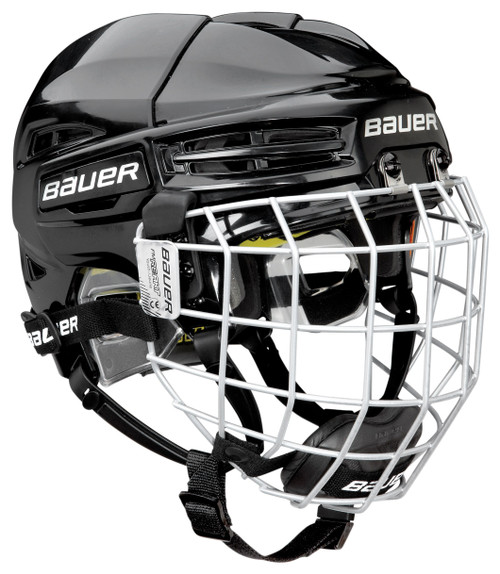 Vist Large View of Product Image Which is New BAUER YTH RE-AKT 100 HELMET COMBO #1045725