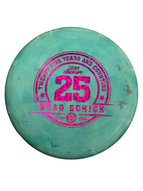 Vist Large View of Product Image Which is Used Discraft ZONE Disc Golf Putter Teal 172g