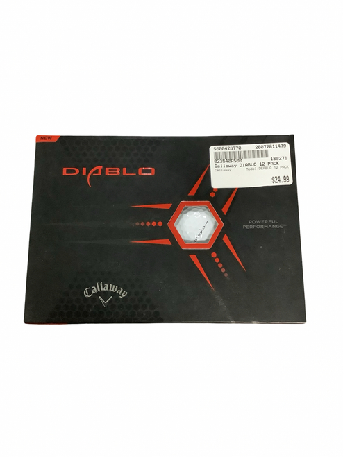 Vist Large View of Product Image Which is Used Callaway DEABLO 12 PACK 12 Pack - Golf Balls