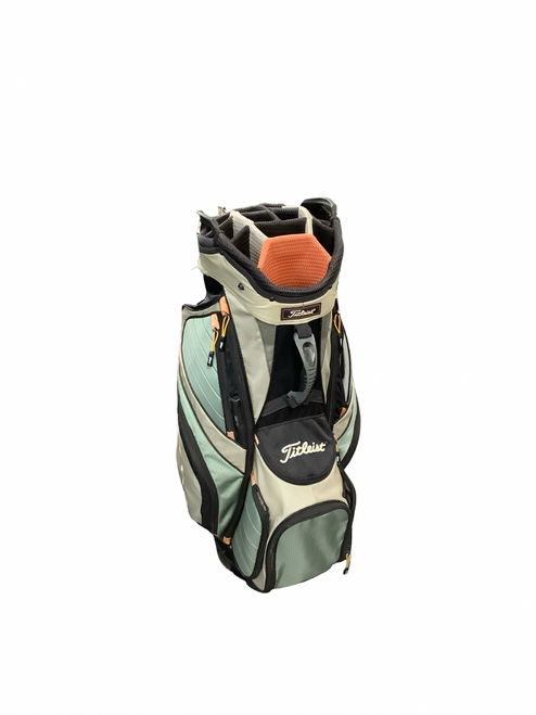 Vist Large View of Product Image Which is Used Titleist 14 SLOTS Mens Cart Bag Black