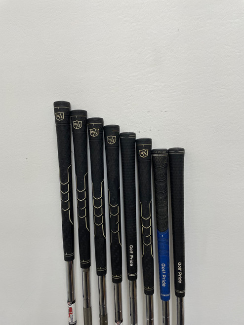 Vist Large View of Product Image Which is Used Wilson D100 Mens Iron Set LH 4I-GW/AW
