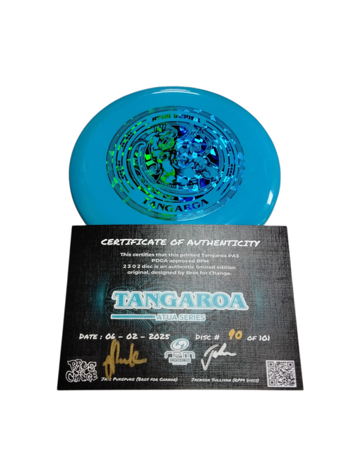 Vist Large View of Product Image Which is Used RPM TANGAROA Disc Golf Driver Royal Blue