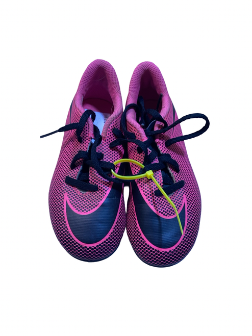 Vist Large View of Product Image Which is Used Nike Soccer Cleats Pink Youth 12.0