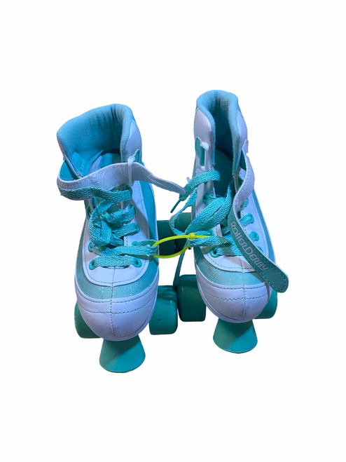 Vist Large View of Product Image Which is Used FIRESTAR Junior Roller Quad Skates Teal Junior 02