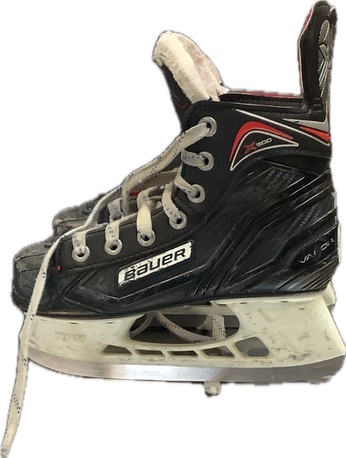 Vist Large View of Product Image Which is Used Bauer VAPOR X300 Youth Hockey Skate Youth 13.0