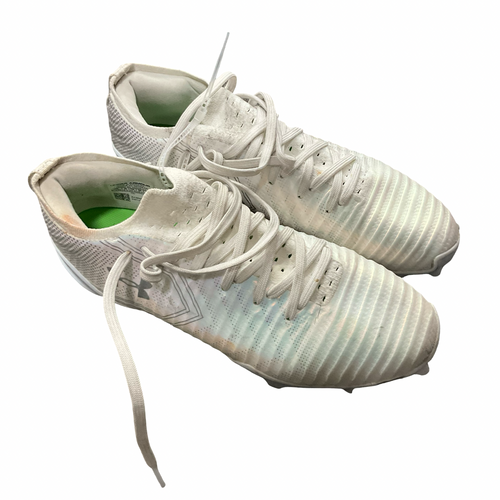 Vist Large View of Product Image Which is Used Under Armour LAX Cleats Womens White Senior 7