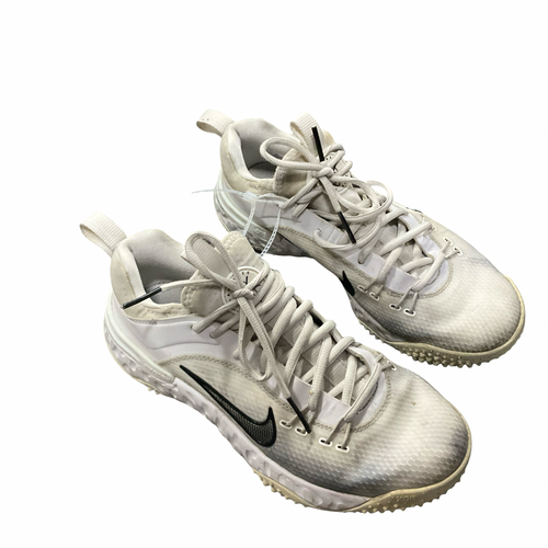 Vist Large View of Product Image Which is Used Nike LAX Cleats Womens White Senior 7
