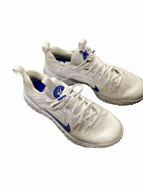 Vist Large View of Product Image Which is Used Nike LAX Cleats Mens Clear And Royal Blue Senior 8