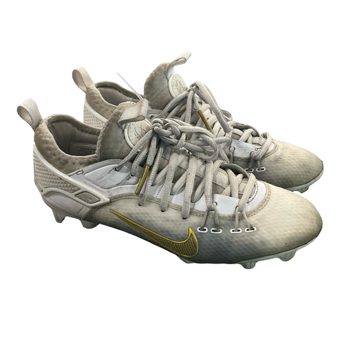 Vist Large View of Product Image Which is Used Nike LAX Cleats Mens White Senior 6.5