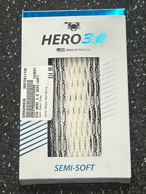 Vist Large View of Product Image Which is Used East Coast Dyes LAX Mesh Piece Black And White