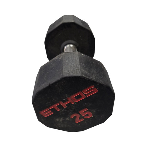 Vist Large View of Product Image Which is Used 25LB DUMBBELL Hex Dumbbell (Each) 25 lb