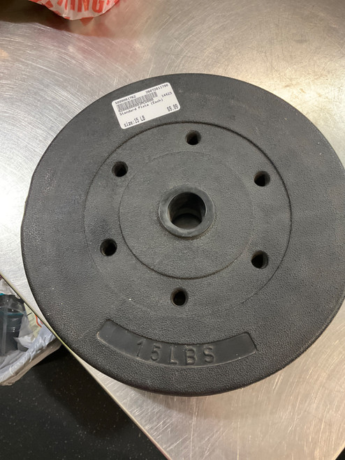 Vist Large View of Product Image Which is Used Standard Plate (Each) 15 lb