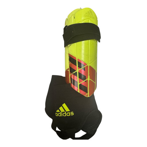 Vist Large View of Product Image Which is Used Adidas Soccer Shin Guards Junior Yellow MD