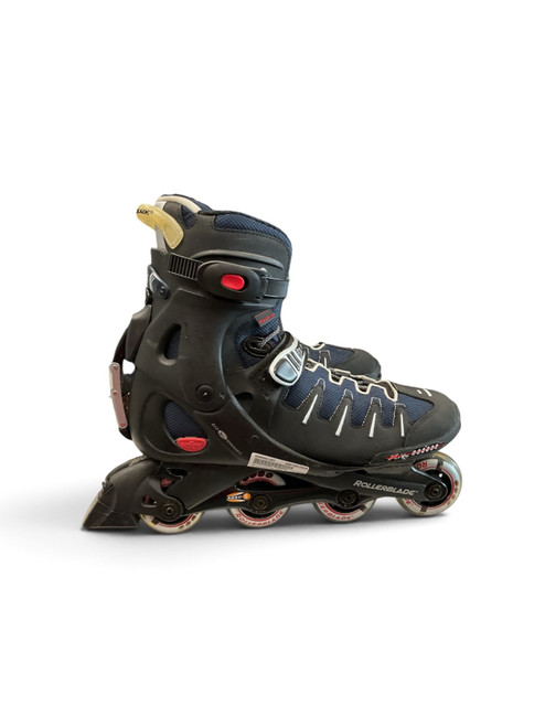 Vist Large View of Product Image Which is Used Rollerblade EVO 07 SZ 12 Senior Rec Fitness Skates Navy Blue Senior 12