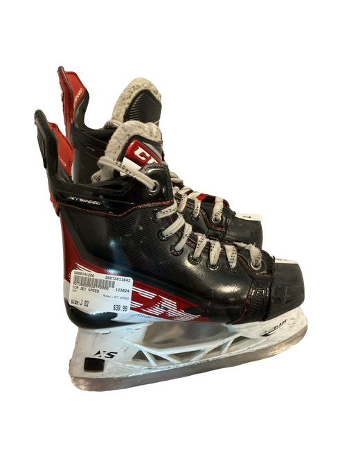 Vist Large View of Product Image Which is Used CCM JET SPEED Junior Hockey Skate Junior 02