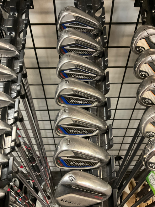 Vist Large View of Product Image Which is Used Cobra COBRA KING F8 ONE LENGTH Mens Iron Set RH 5I-GW/AW