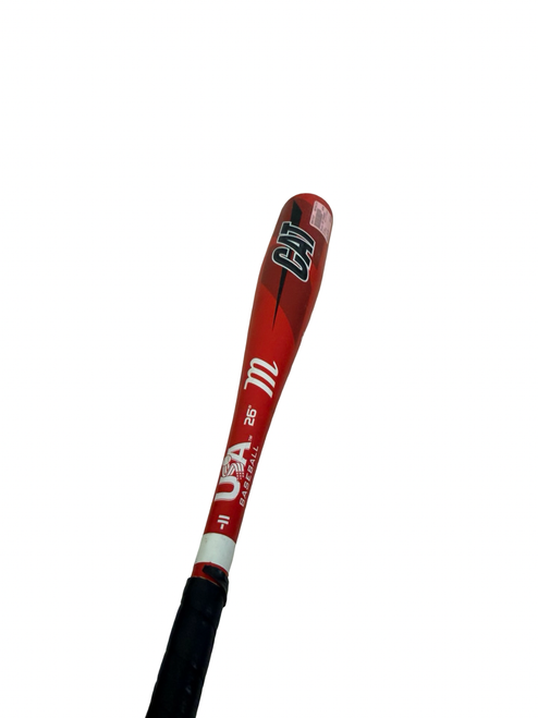 Vist Large View of Product Image Which is Used Marucci CAT MTBC8USAY -11 USA 2 5/8 T-Ball Bat 26" 26/15