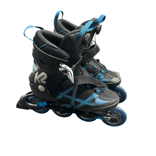 Vist Large View of Product Image Which is Used K2 FIT 90 BOA Senior Rec Fitness Skates Black Senior 10