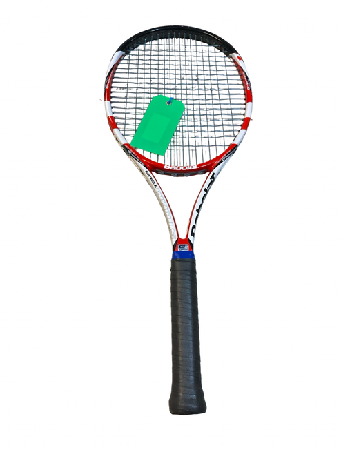 Vist Large View of Product Image Which is Used Babolat PURE STORM TOUR Adult Tennis Racquet Black 4 1/4"