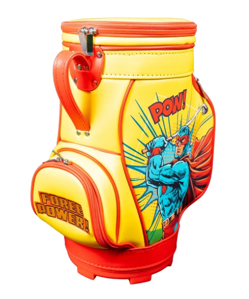 Vist Large View of Product Image Which is Shank It Golf Retro Comic Den Caddy