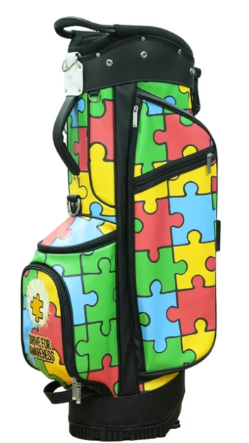 Vist Large View of Product Image Which is New Autism Awareness Golf Bag