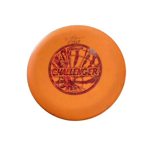 Vist Large View of Product Image Which is Used Discraft CHALLENGER Disc Golf Putter Orange