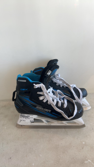 Vist Large View of Product Image Which is Used Bauer GSX GOAL SKATE Junior Goalie Skate Junior 04.5