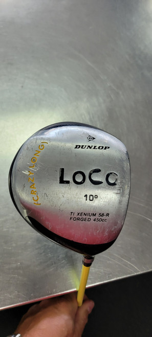 Vist Large View of Product Image Which is Used Dunlop CRAZY LONG LOCO Mens Driver RH 10.0 Degree
