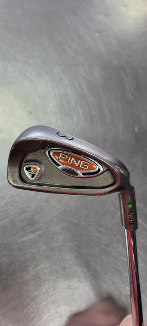 Vist Large View of Product Image Which is Used Ping I10 GREEN DOT Mens Individual Iron RH 3 Iron