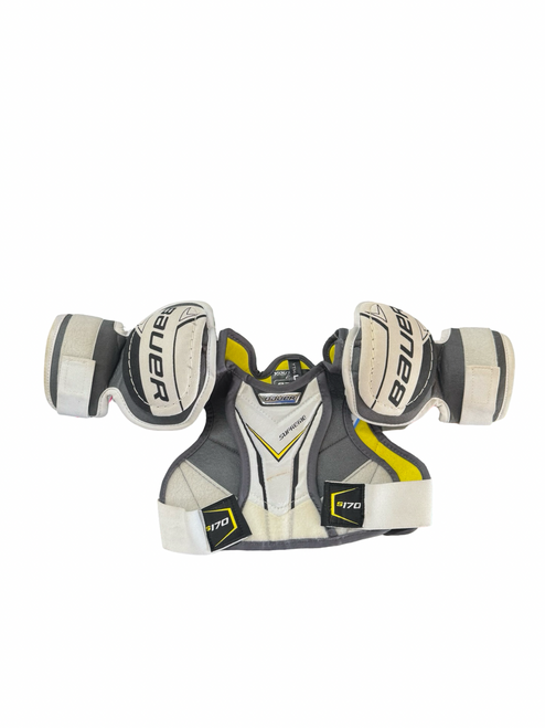 Vist Large View of Product Image Which is Used Bauer SUPREME S170 Youth Shoulder Pads LG
