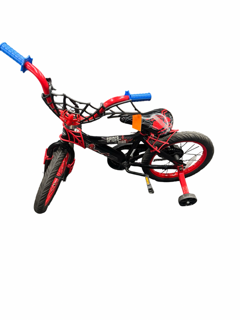 Vist Large View of Product Image Which is Used SPIDERMAN Training Wheel Bike Boys Red 16"