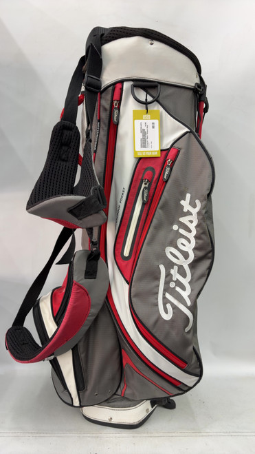 Vist Large View of Product Image Which is Used Titleist Mens Stand Bag Red