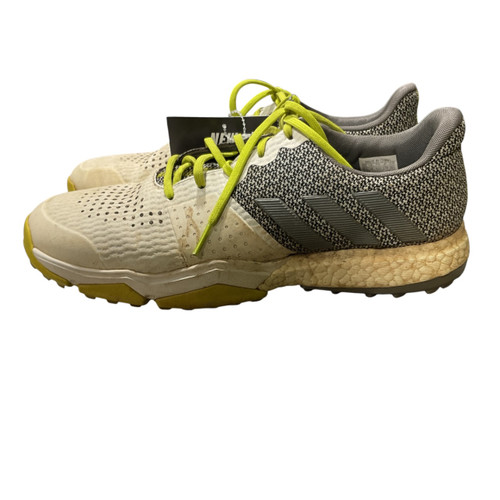 Vist Large View of Product Image Which is Used Adidas Mens Golf Shoes White Senior 9.5