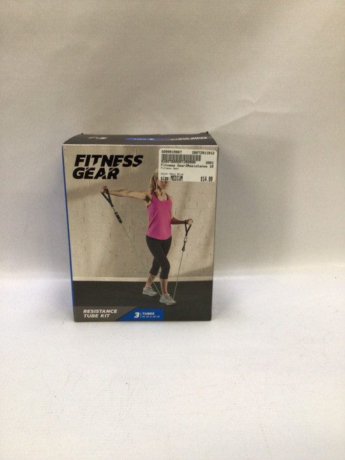 Vist Large View of Product Image Which is Used Fitness Gear Resistance Tube Navy Blue Medium