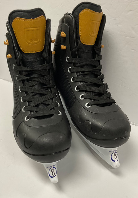 Vist Large View of Product Image Which is Used WinnWell ALASKA Mens Softboot Skate Black Senior 8