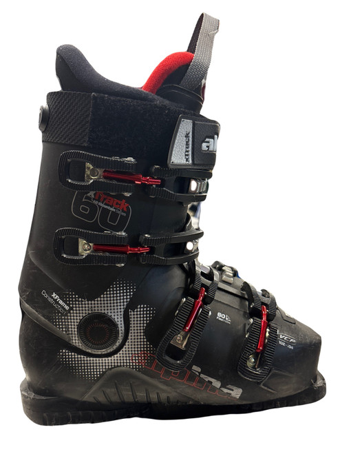 Vist Large View of Product Image Which is Used Alpina XTRACK 60 Mens DH Ski Boot Black 265 MP - M08.5 - W09.5