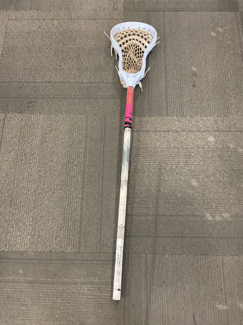 Vist Large View of Product Image Which is Used Maverik CHARGER SHAFT W/ STRINGKING SHAFT Men Atk/Mid Complete Stick White