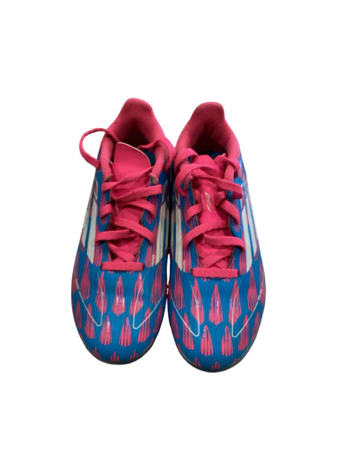 Vist Large View of Product Image Which is Used Adidas Soccer Cleats Carolina Blue And Pink Junior 01