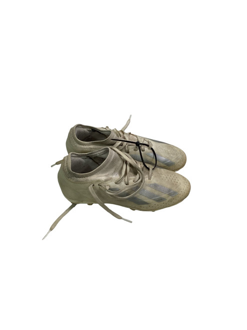 Vist Large View of Product Image Which is Used Adidas Soccer Cleats White Junior 02