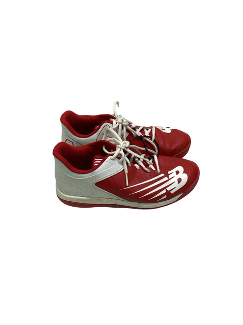 Vist Large View of Product Image Which is Used New Balance NEW BALANCE BASEBALL CLEATS BB/SB Cleats Red Senior 6