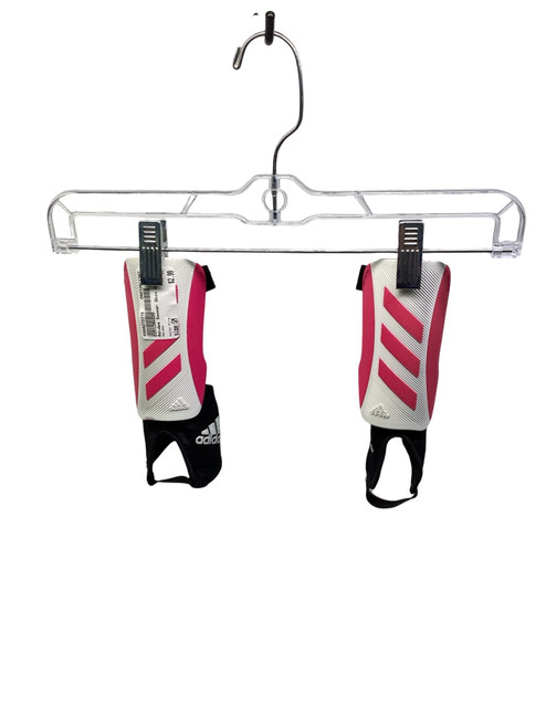 Vist Large View of Product Image Which is Used Adidas Soccer Shin Guards Junior Pink SM