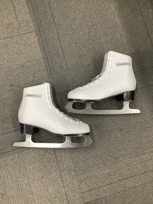 Vist Large View of Product Image Which is Used WinnWell WHT WomensFigure Skate White Senior 6
