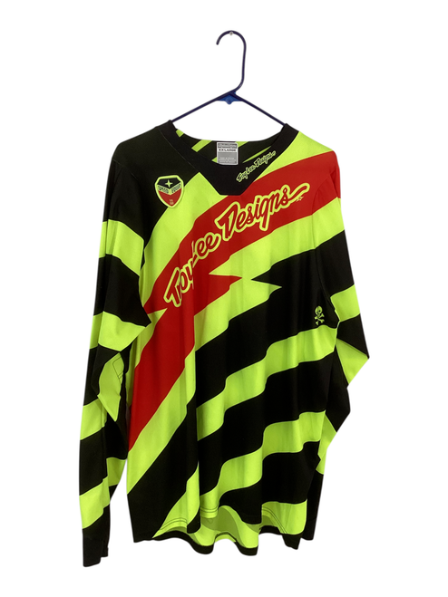 Vist Large View of Product Image Which is Used Troy Lee Designs Adult Top Yellow